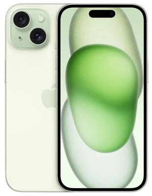iPhone 15 Green 128 GB Parfait état - smartphone reconditionné Apple