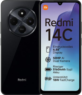 Redmi 14C Dual Sim - Noir - 256