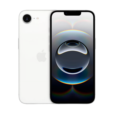 iPhone 16e Titane blanc 128 GB Parfait état - smartphone reconditionné Apple
