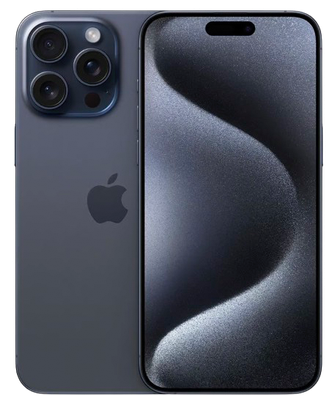 iPhone 15 Pro Max Titane bleu 256 GB Très bon état - smartphone reconditionné Apple
