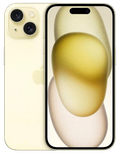 iPhone 15 Yellow 128 GB Zeer goede staat - Apple refurbished smartphone